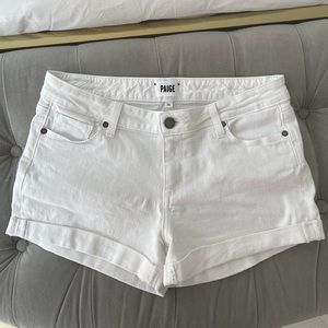 PAIGE DENIM white shorts 🤍
